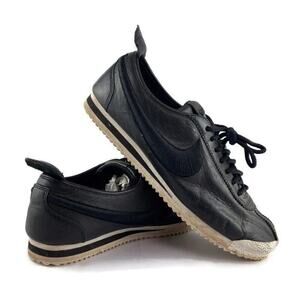 Nike Women's Black Cortez ‘72 Retro Lace Up Athletic Sneakers Shoes Size 9